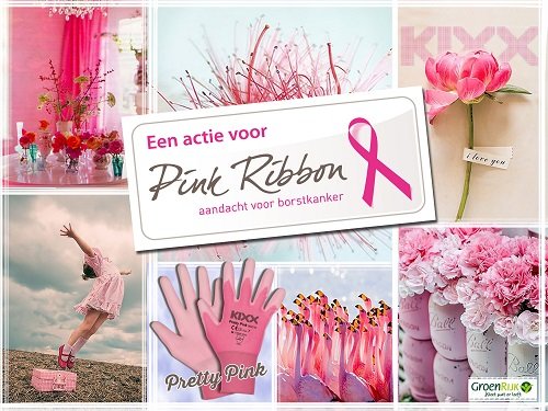 GroenRijk komt in actie voor Pink Ribbon