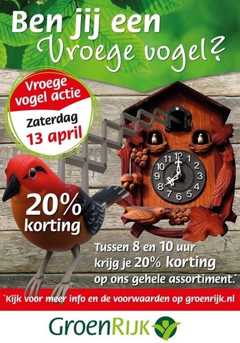 Vroege vogel actie